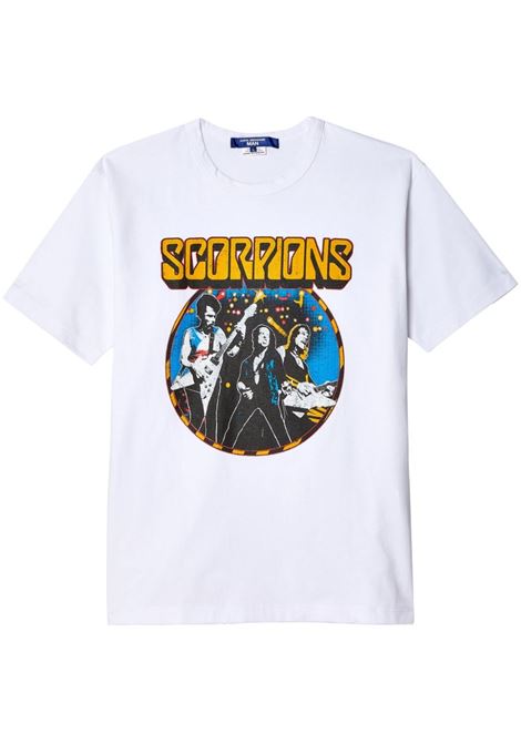 White graphic-print T-shirt - men JUNYA WATANABE | WMT0183